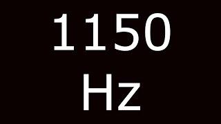 1150 Hz Frequency Test