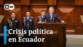 Polémica en Ecuador por decreto presidencial que disuelve el Parlamento