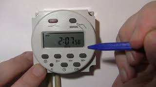 Обзор электронного таймера Cn101A. Инструкция, подключение, настройка.Electronic Timer Cn101a Review