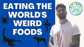 Eating the World's Weirdest Foods Ft. @Dnzh.travels