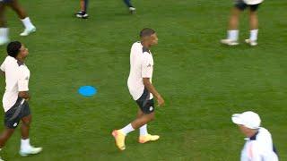 Kylian Mbappe ALL SMILES as Real Madrid train ahead of UEFA Super Cup  SPIDERCAM VERSION