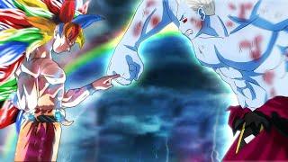 The truth revealed and Goku highest level of Rainbow ends all the angels with one finger at once.