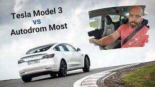 Tesla Model 3 vs Autodrom Most vs Jakub Rejlek