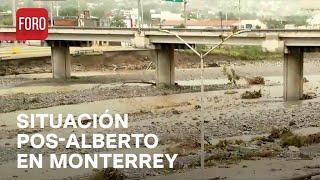 Baja el nivel del río Santa Catarina en Monterrey a 2 días del paso de Alberto - Las noticias