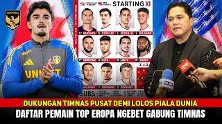 Timnas Indonesia. Mantap Jiwa!! Daftar Pemain Top Eropa Ngebet Gabung. Auto Lolos Kualifikasi