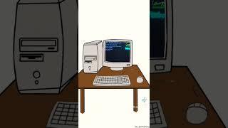 Why old computer  took longer when powering on#viralvideo#computerscience#practical#animagraffs