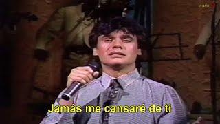 JAMAS ME CANSARE DE TI (con letra) Juan Gabriel