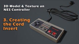 Tutorial: NES Controller - 03 (Creating the Cord Insert)