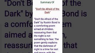 Don't Be Afraid of the Dark Summary