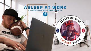 Asleep at Work | Claire da Bear - Chicago Bears