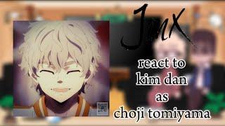 Jinx ️‍|| react to || Kim Dan || Choji Tomiyama || Wind breaker || part 1/2 🫶 || Gachaclub