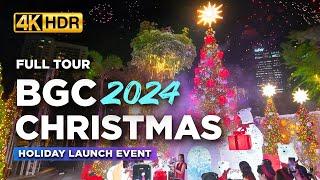 CHRISTMAS Has Arrived in BGC! | The 2024 Holiday Launch in Bonifacio Global City Philippines