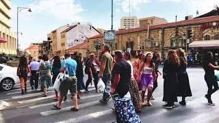 JERUSALEM 耶路撒冷市場外馬路街景 － 漫遊以色列 － 漫遊耶路撒冷 － 以色列旅遊  #shorts   4K