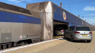 Eurotunnel Timelapse UK to France