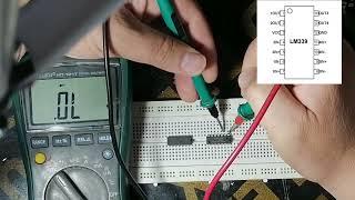 how to test ic integrated circuit with multimeter