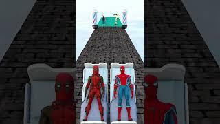 GTA V New Epic Kiss Run Deadpool vs Spider-man Funny Challenge! #gta