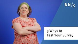 3 Ways to Test Your Survey