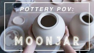 Pottery POV: Making a MOONJAR on the pottery wheel