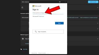 How To Create Microsoft Account Windows 11