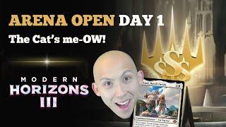 The Cat's me-OW! | Arena Open Day 1 | Modern Horizons 3 Sealed | MTG Arena