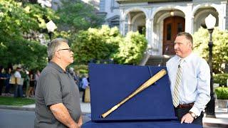 Signed Joe DiMaggio Game-used Bat, ca. 1946 | Best Moment |  ANTIQUES ROADSHOW | PBS