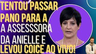 Monica Waldvogel tenta passar pano pra assessora da Anielle e toma invertida!