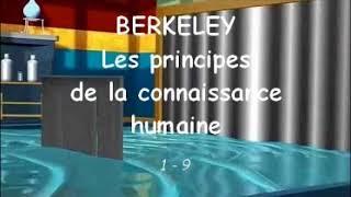 George Berkeley, les principes de la connaissance humaine, livre audio, 1-9