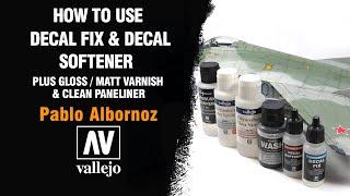  HOW TO USE DECAL FIX & DECAL SOFTENER, VARNISHES and CLEAN PANELINER by PABLO ALBORNOZ