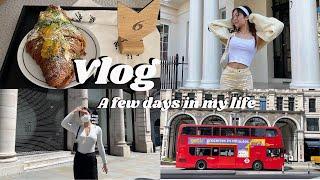 VLOG. a few days in my life | filming, shoot day, london