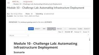 Module 10 - Challenge Lab: Automating Infrastructure Deployment | AWS SAA CHALLENGE LAB | ALX
