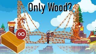 Can You Beat Poly Bridge 3 Using Only Wood?