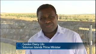 The Solomon Islands Prime Minister visits Australia