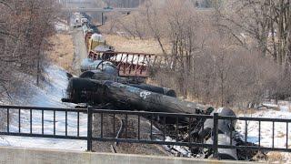 Train Derailment In Plymouth Minnesota On The CP Paynesville Subdivision