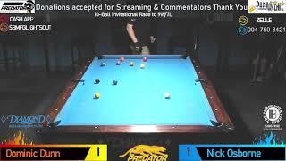 575 Fargo & Under Amateur Action 9-Ball Tournament Dominic Dunn vs Nick Osborne