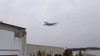 747 Landing ATL Hurricane Delta Light Crosswind