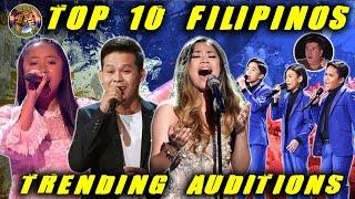 Top 10 Filipino Singing Contest Auditions | The Singing Show TV