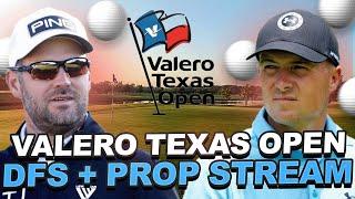 2025 Valero Texas Open DFS + Prop Stream : GPP Strategy, Outright Bets, Prize Picks + Underdog Props