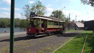 Heaton Park Tramway, Manchester - a ride on Manchester 765 tramcar -  Lakeside to Middleton Road