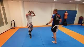 Peter Mettler MMA sparring 2 opponents in a row without a break