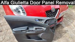 Alfa Romeo Giulietta Door Panel Card Removal