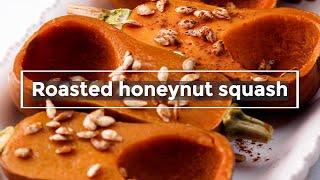 Roasted honeynut squash recipe - only 22 grams of carbs per 1/2 a squash!