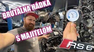 Vybrali sme motor z  Audi RS6 C7 aby sme našli chybu, majiteľ na nás nakričal že sme ho OKLAMALI !