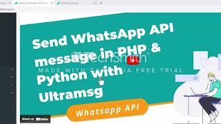 How To Use Ultra Message  - Api - WhatsApp - ازاي اعمل واتساب يإستخدام الترا مسج