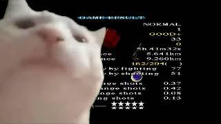 Cat Vibing to Silent Hill Rank Screen