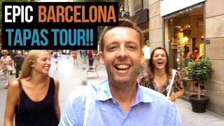 BEST Tapas in Barcelona!  We visit 8 AMAZING tapas bars!