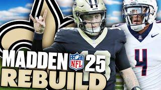 Spencer Rattler New Orleans Saints Rebuild! Madden 25 Franchise