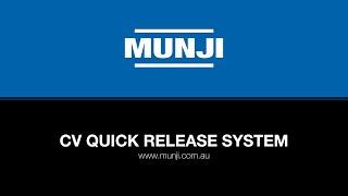 Munji 4x4 - CV Quick Release System