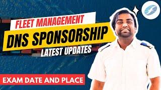 Fleet Management | DNS Sponsorship | Latest Update | Exam Date and place