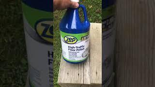 ZEP High Polish Floor Wax as a Speed Dip
