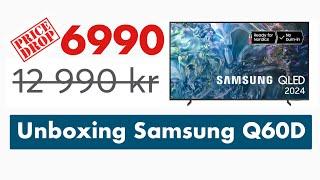 Samsung Q60D Unboxing | Samsung 50" TQ50Q60DAUXXC 4K QLED 50Hz Smart TV | Andersson Wall Mounting